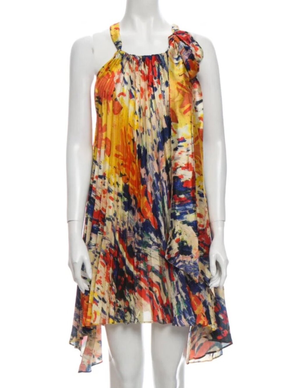 Alexis Printed Mini Tent Dress Size M